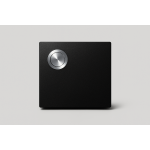 Zwarte strakke deurbel met knop in de hoek 90x90 . Model A Zwarte strakke deurbel met knop in de hoek 90x90 . Model A